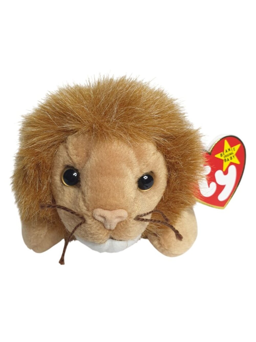 VTG Ty Beanie Babies Roary Lion 9" Plush Toy 1996 MWMT DOB 02-20 Retired